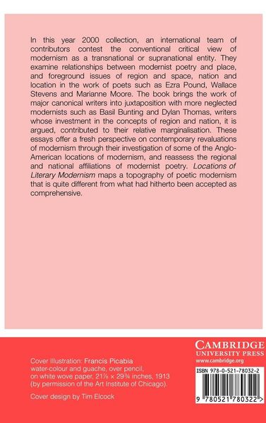 Produktbild: Locations of Literary Modernism
