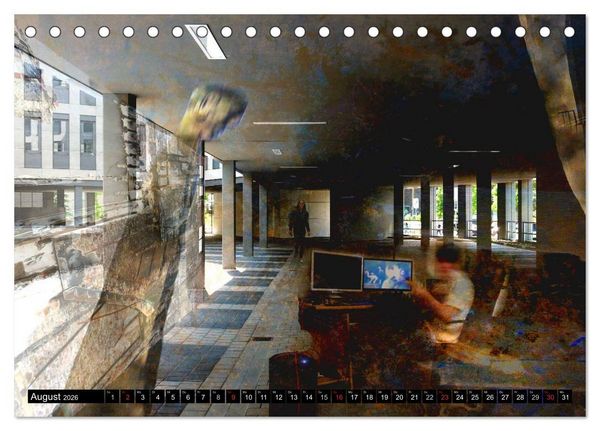 Produktbild: Illusionen in Texturen, Fotokunst (Tischkalender 2026 DIN A5 quer), CALVENDO Monatskalender