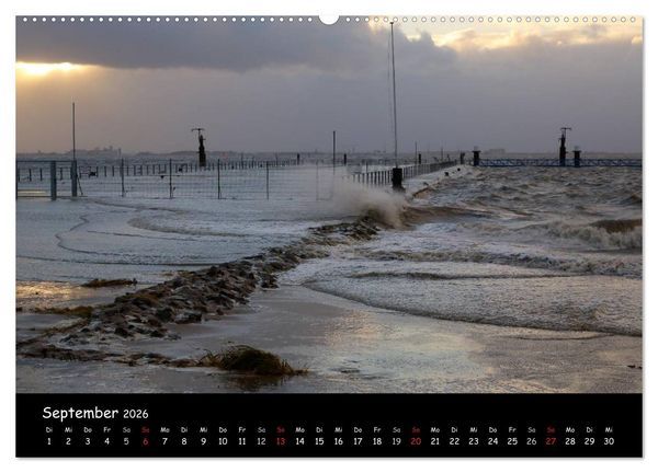 Produktbild: Ostfriesland - Land und Wetter (Wandkalender 2026 DIN A2 quer), CALVENDO Monatskalender
