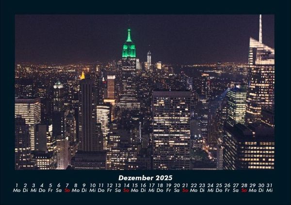 Produktbild: New York 2025 Fotokalender DIN A4