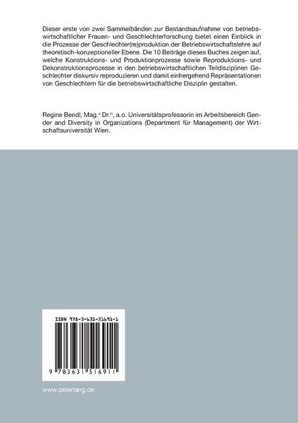 Produktbild: Betriebswirtschaftslehre und Frauen- und Geschlechterforschung