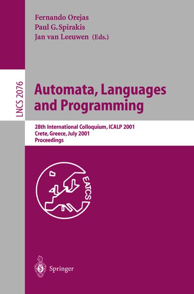 Produktbild: Automata, Languages and Programming
