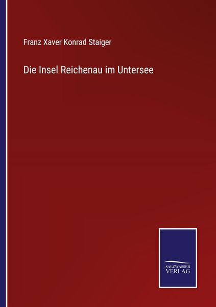Produktbild: Die Insel Reichenau im Untersee