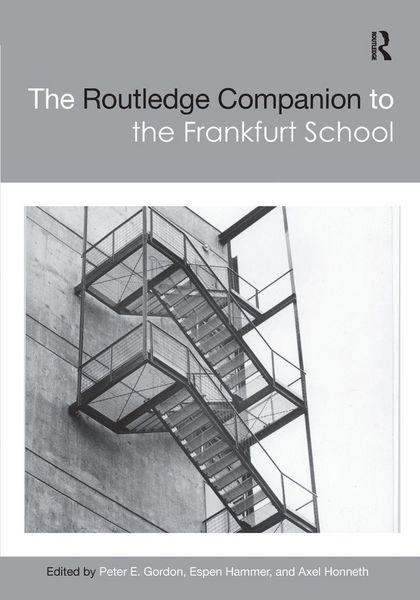 Produktbild: The Routledge Companion to the Frankfurt School
