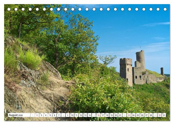Produktbild: Traumhafte Wege durch die Eifel (Tischkalender 2026 DIN A5 quer), CALVENDO Monatskalender