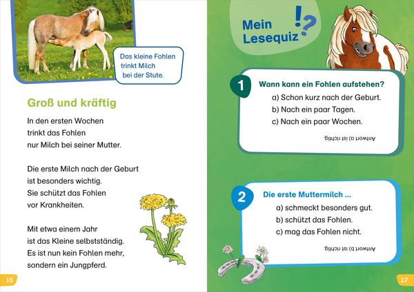 Produktbild: WAS IST WAS Erstes Lesen easy! Komm mit zu den Pferden