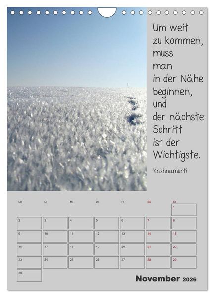 Produktbild: Motivationshilfe (Wandkalender 2026 DIN A4 hoch), CALVENDO Monatskalender