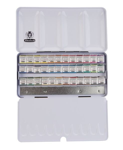 Produktbild: Schmincke Horadam Aquarell, Metallkasten, 36 x 1/2 N&auml;pfchen