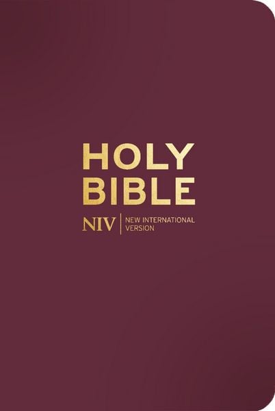 NIV Pocket Mulberry Bible with Gold Zip, Taschenbuch von New International Version, Hodder & Stoughton, 9781399832830