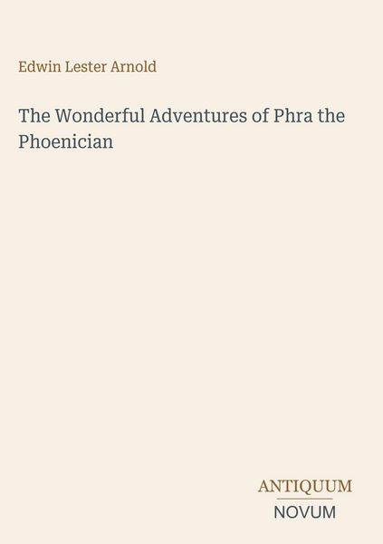 Produktbild: The Wonderful Adventures of Phra the Phoenician