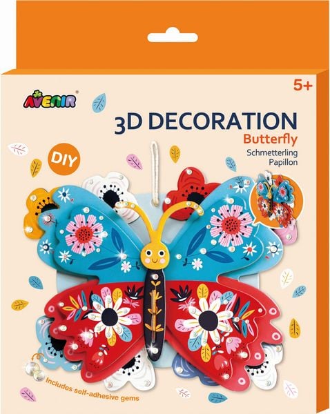 Produktbild: AVENIR - 3D Dekoration Schmetterling