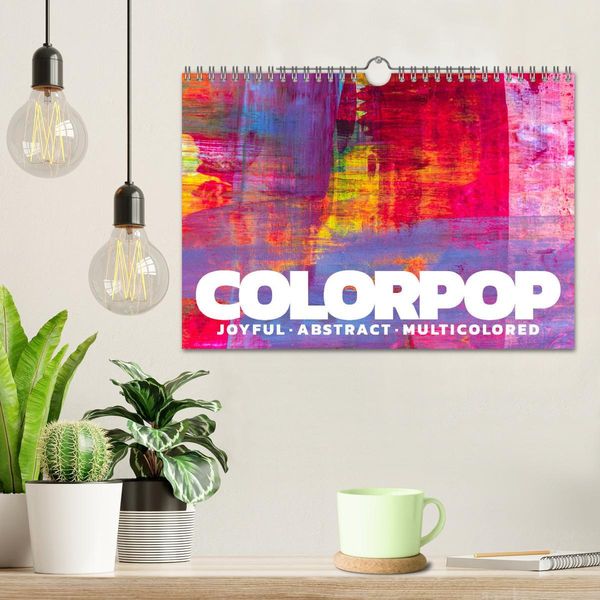 Produktbild: Colorpop - Joyful, abstract. multicolored (Wandkalender 2026 DIN A4 quer), CALVENDO Monatskalender