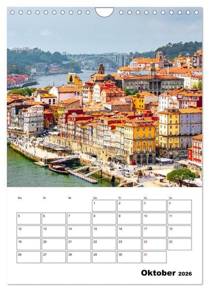 Produktbild: Porto - ein Traumreiseziel (Wandkalender 2026 DIN A4 hoch), CALVENDO Monatskalender