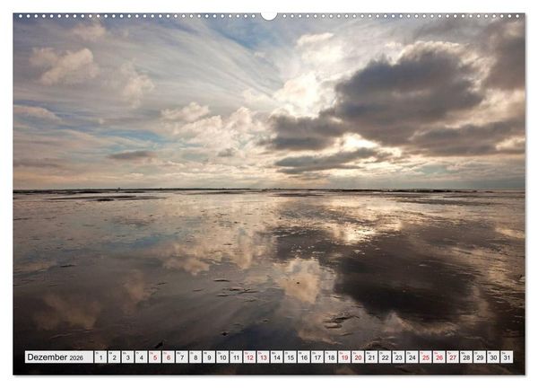 Produktbild: Schleswig-Holstein - Nordfriesland (hochwertiger Premium Wandkalender 2026 DIN A2 quer), Kunstdruck in Hochglanz