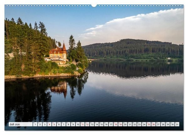 Produktbild: Urlaubsregion Schwarzwald (Wandkalender 2026 DIN A2 quer), CALVENDO Monatskalender