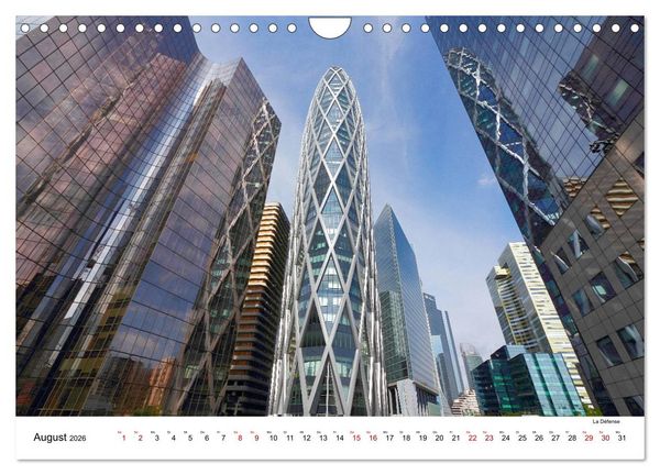 Produktbild: Paris - zwischen gestern und morgen (Wandkalender 2026 DIN A4 quer), CALVENDO Monatskalender