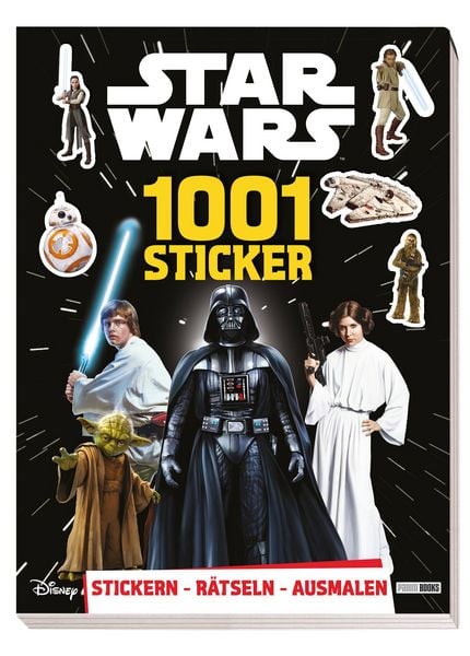 Produktbild: Star Wars: 1001 Sticker - Stickern - R&auml;tseln - Ausmalen
