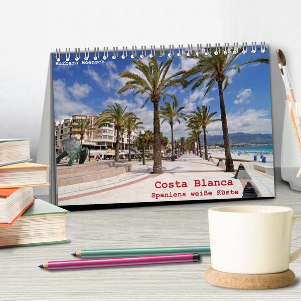 Produktbild: Costa Blanca - Spaniens wei&szlig;e K&uuml;ste (Tischkalender 2026 DIN A5 quer), CALVENDO Monatskalender
