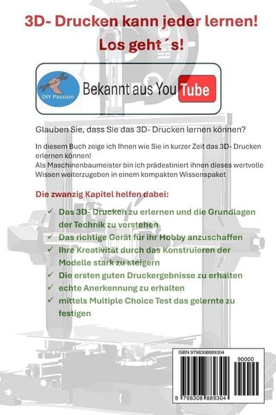 Produktbild: 3D- Drucken lernen f&uuml;r Anf&auml;nger