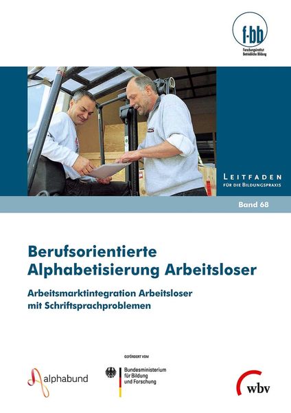 Produktbild: Berufsorientierte Alphabetisierung Arbeitsloser
