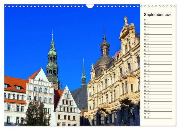 Produktbild: Zwickau - Stadt an der Mulde (Wandkalender 2026 DIN A3 quer), CALVENDO Monatskalender
