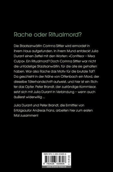 Produktbild: Das Todeskreuz / Julia Durant Band 10