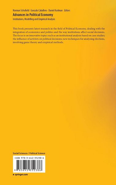 Produktbild: Advances in Political Economy