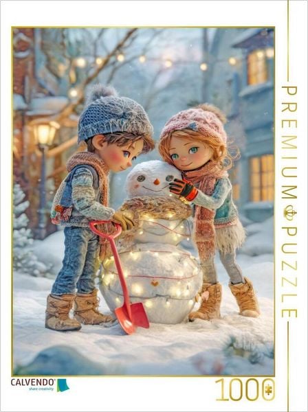 CALVENDO Puzzle Animé - Skandinavische Fantasiemotive | 1000 Teile Lege-Größe 64 × 48 cm Foto-Puzzle für glückliche Stunden