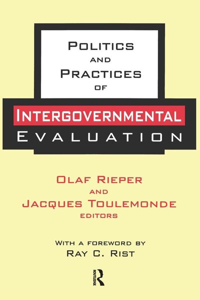 Produktbild: Politics and Practices of Intergovernmental Evaluation