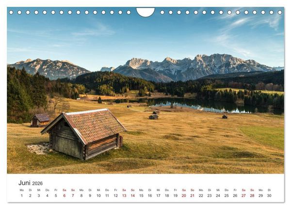 Produktbild: Berge und Seen - Die Perlen der Natur (Wandkalender 2026 DIN A4 quer), CALVENDO Monatskalender