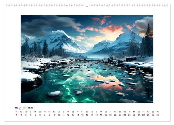 Produktbild: Faszinierender Norden (Wandkalender 2026 DIN A2 quer), CALVENDO Monatskalender