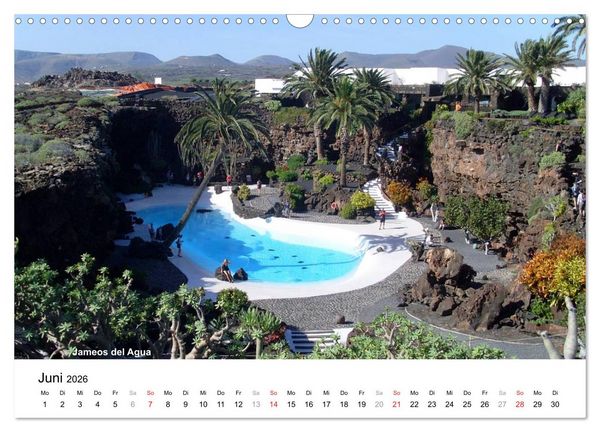 Produktbild: Die Canarischen Inseln - Lanzarote (Wandkalender 2026 DIN A3 quer), CALVENDO Monatskalender