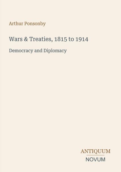 Produktbild: Wars & Treaties, 1815 to 1914