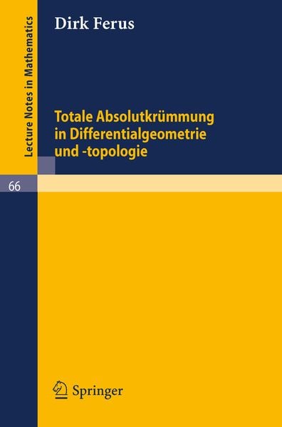 Produktbild: Totale Absolutkr&uuml;mmung in Differentialgeometrie und -topologie