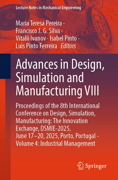 Produktbild: Advances in Design, Simulation and Manufacturing VIII
