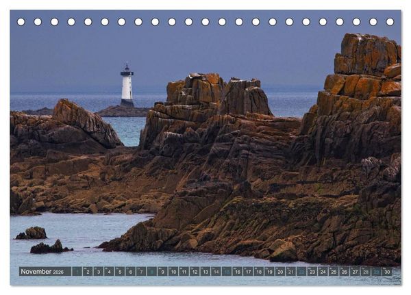 Produktbild: Farben der Bretagne (Tischkalender 2026 DIN A5 quer), CALVENDO Monatskalender