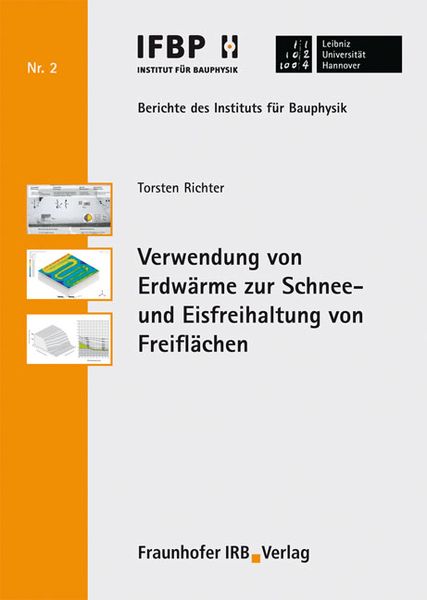 Produktbild: Verwendung von Erdw&auml;rme zur Schnee- und Eisfreihaltung von Freifl&auml;chen