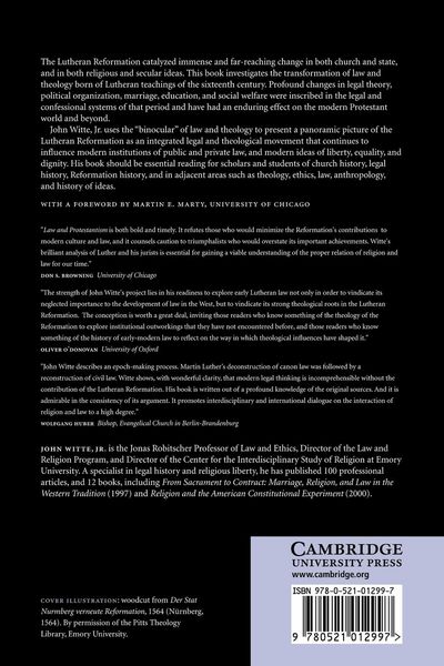 Produktbild: Law and Protestantism
