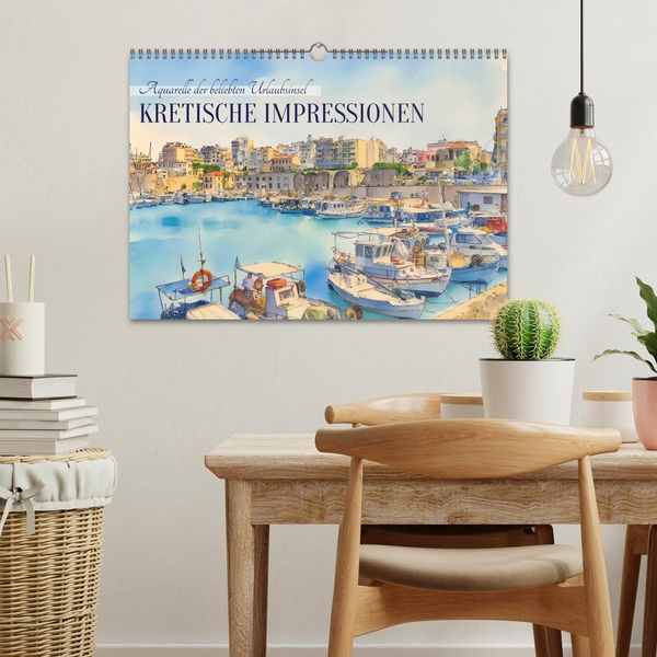 Produktbild: Kretische Impressionen (Wandkalender 2026 DIN A3 quer), CALVENDO Monatskalender