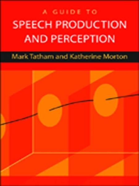 Produktbild: Guide to Speech Production and Perception