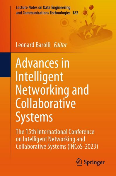 Produktbild: Advances in Intelligent Networking and Collaborative Systems