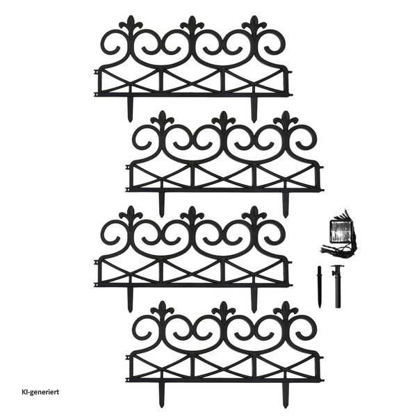 Produktbild: HTI-Living Rasenkante 240 cm mit Solarlichterkette Rasenkante 240 cm mit Solarlichterkette