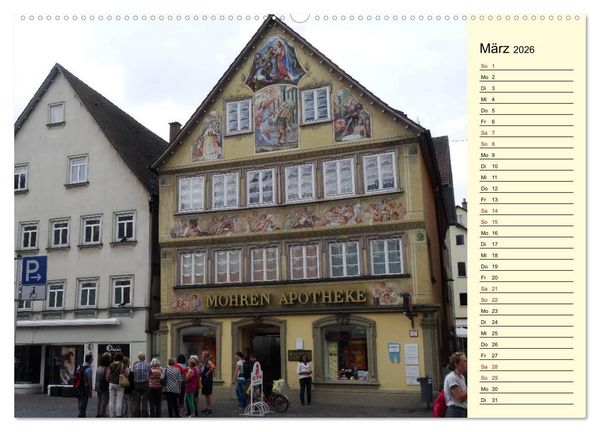 Produktbild: Unterwegs in Schw&auml;bisch Gm&uuml;nd (hochwertiger Premium Wandkalender 2026 DIN A2 quer), Kunstdruck in Hochglanz