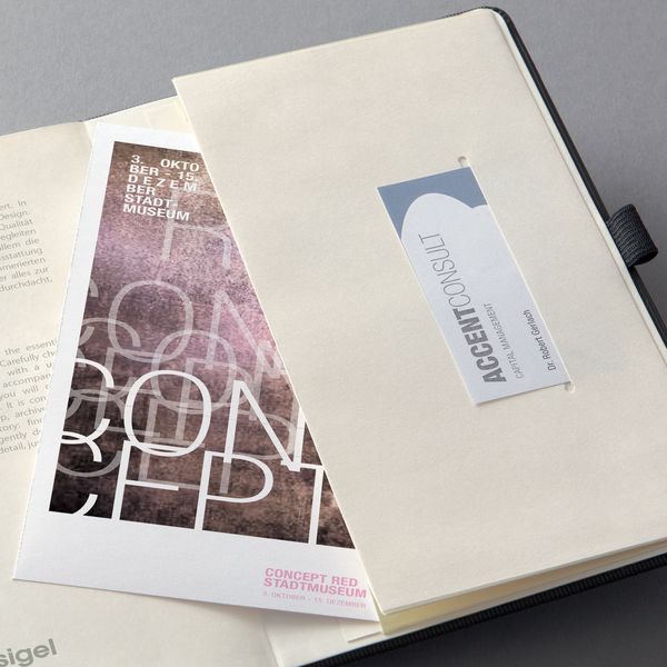 Produktbild: SIGEL CO132 Notizbuch Conceptum, ca. A6, liniert, schwarz