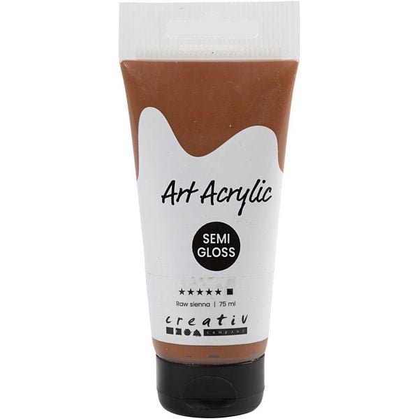 Produktbild: Creativ Company Acrylfarbe, Mattgl&auml;nzend, Deckend, Sienna, 75 ml/ 1 Fl.
