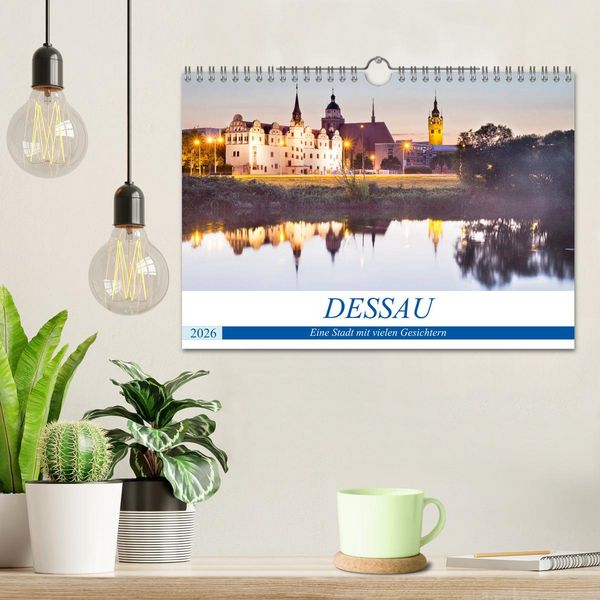 Produktbild: DESSAU - Eine Stadt mit vielen Gesichtern (Wandkalender 2026 DIN A4 quer), CALVENDO Monatskalender