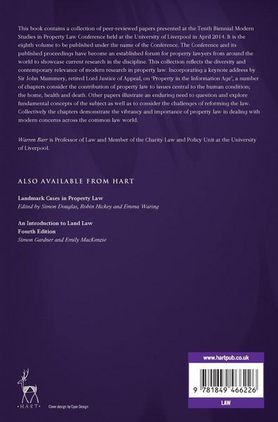 Produktbild: Modern Studies in Property Law - Volume 8