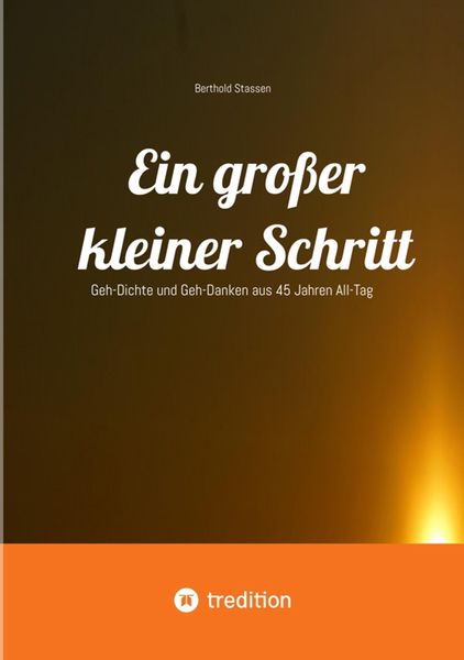 Produktbild: Ein gro&szlig;er kleiner Schritt - Gedichte, Gedanken, Essays
