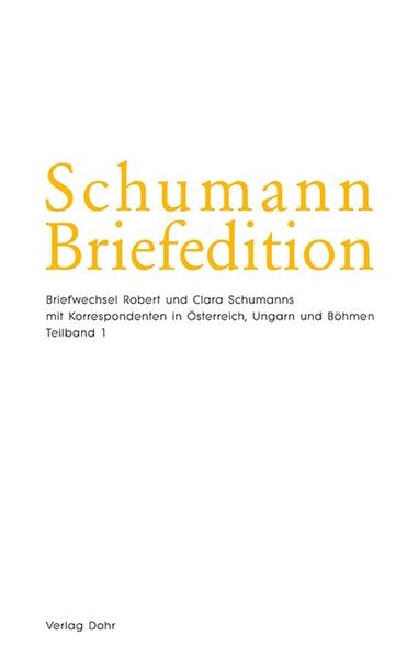 Produktbild: Schumann-Briefedition / Schumann-Briefedition II.27