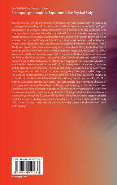 Produktbild: Anthropology through the Experience of the Physical Body